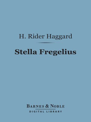 cover image of Stella Fregelius (Barnes & Noble Digital Library)